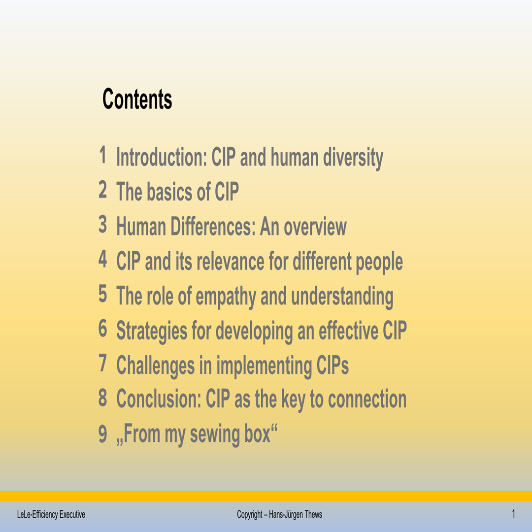 Introducing further training in the CIP process - Digital expertise available for download