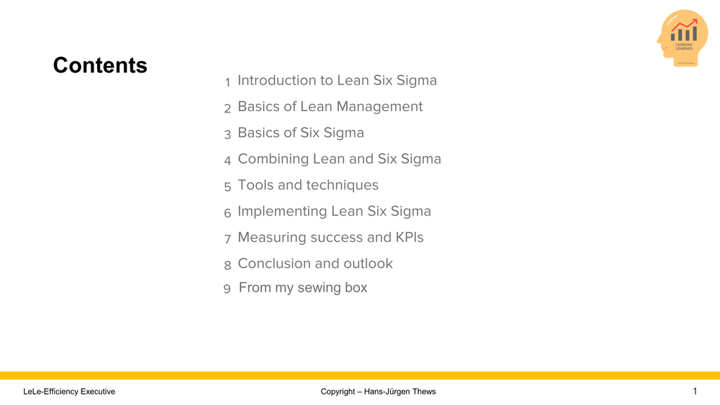 Further training in the Lean Six Sigma methodology - Digital expertise as a download